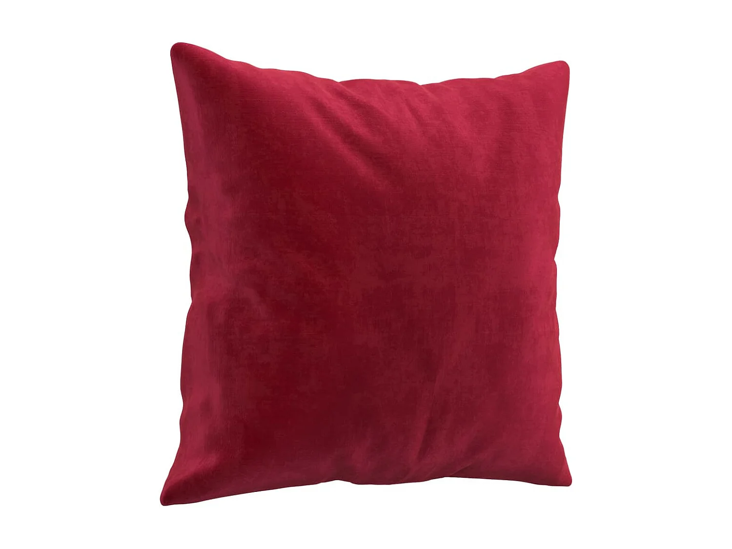 Sierkussens set van 2 bordeauxrood 40x40 cm Fluweel