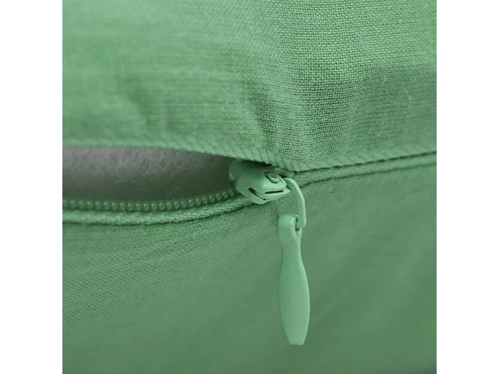 Capas de almofada 4 unidades de algodão verde maçã 40x40 cm