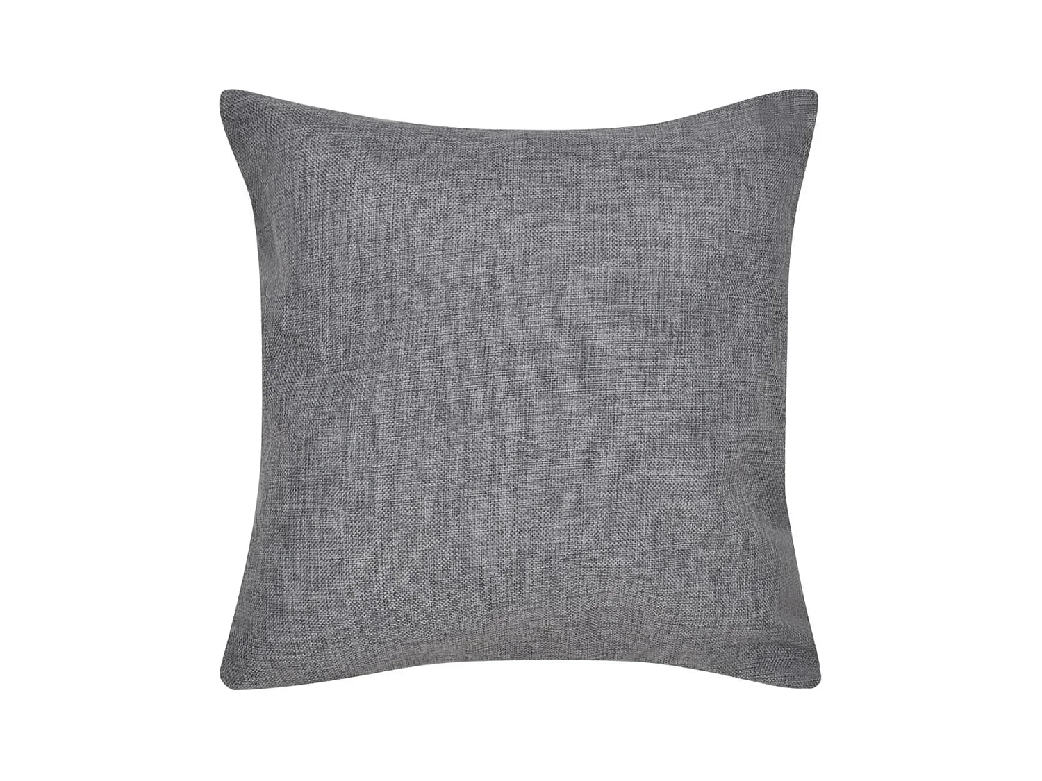 Federe per cuscini 4 pezzi Aspetto lino Antracite 40x40 cm
