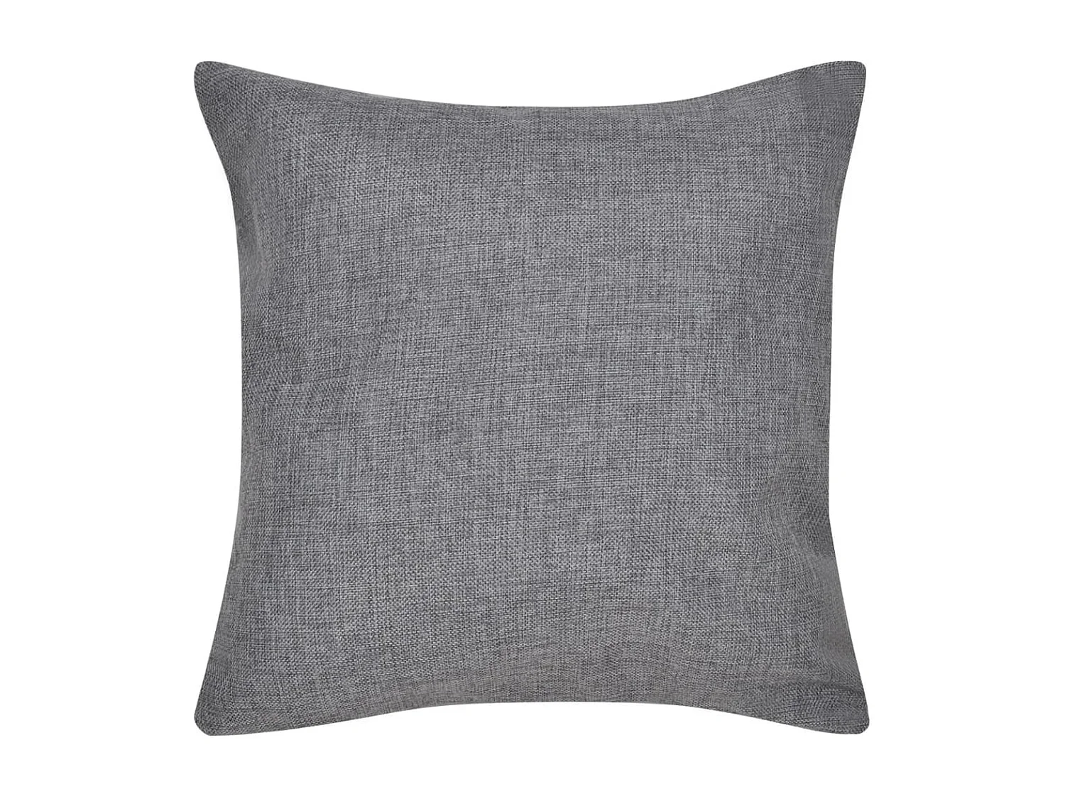 Federe per cuscini 4 pezzi Aspetto lino Antracite 40x40 cm