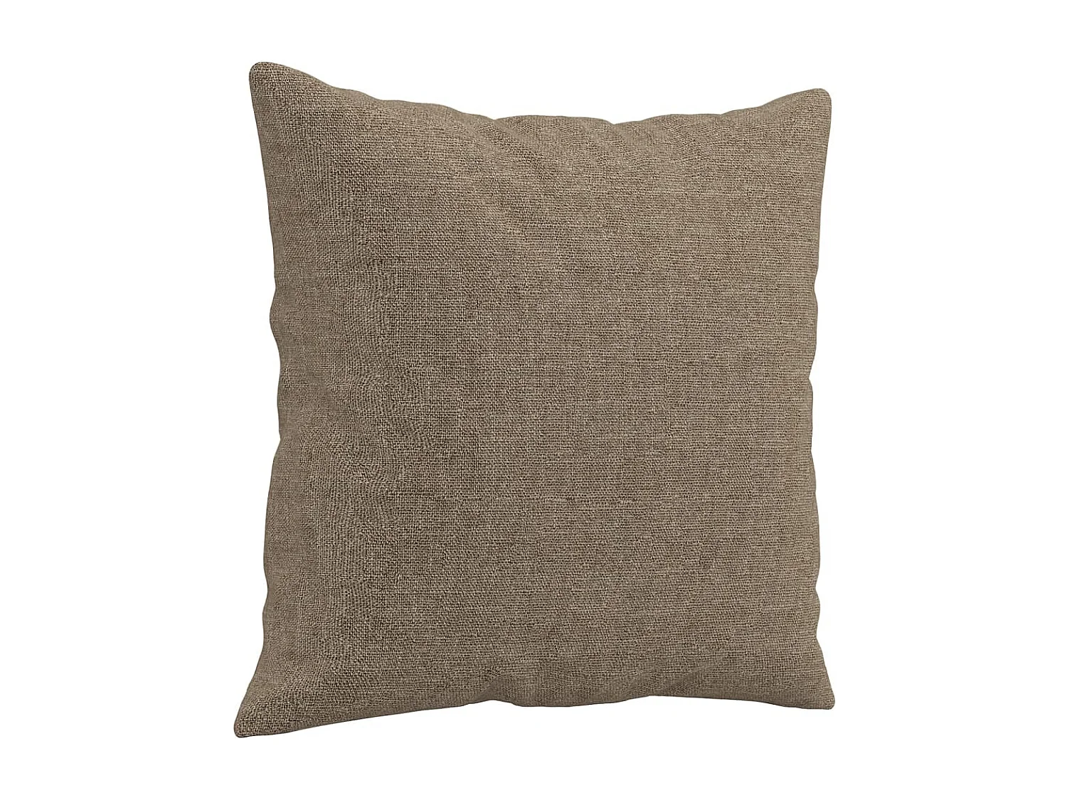 Coussins décoratifs lot de 2 Taupe 40x40 cm Tissu