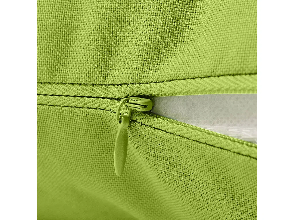 Oreiller d'extérieur lot de 4 45 x 45 cm Vert pomme