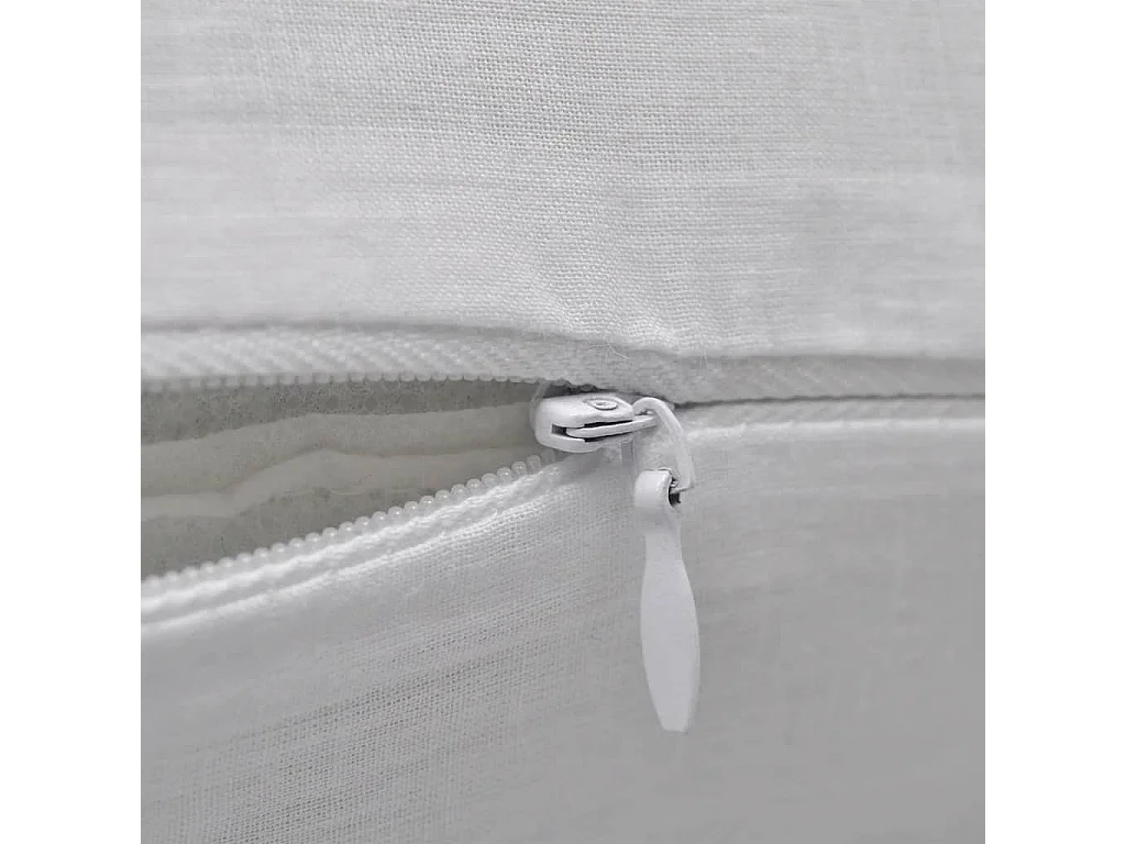 Housses de coussin 4 pcs Coton Blanc 50x50 cm