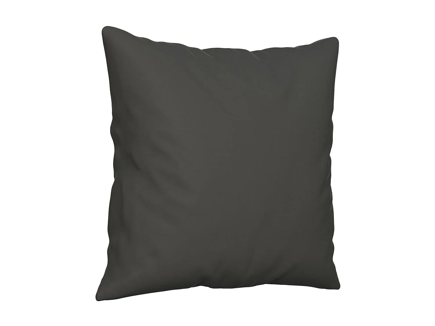 Coussins décoratifs lot de 2 Gris foncé Tissu microfibre