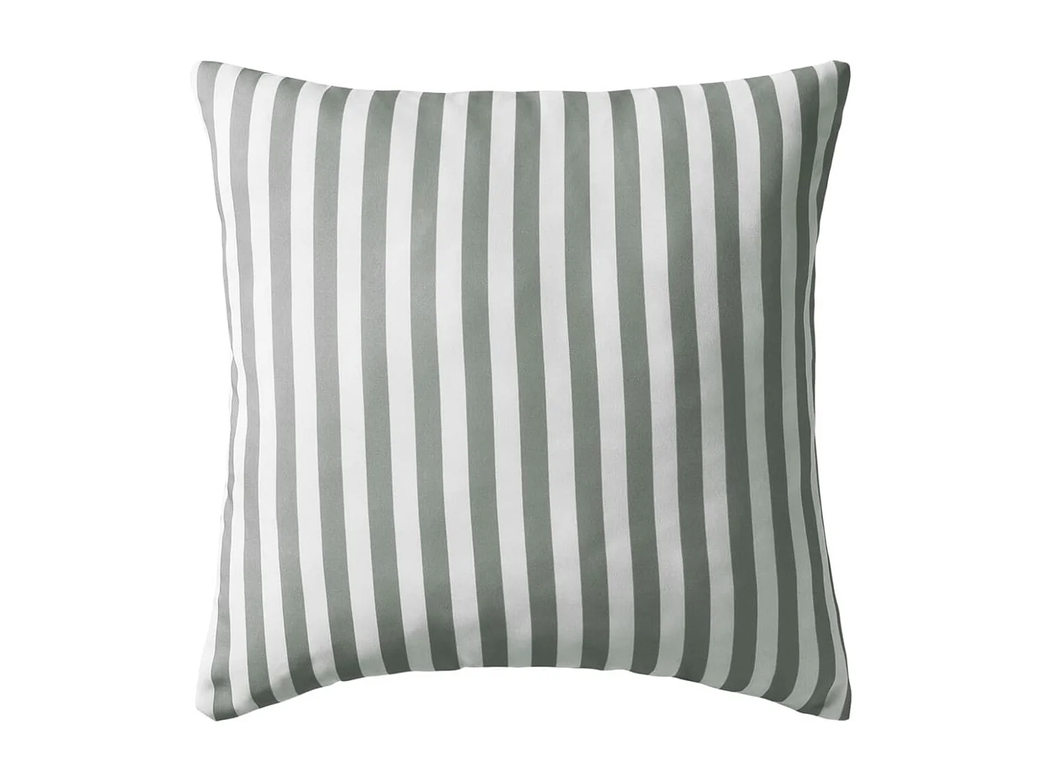 Oreiller d'extérieur lot de 2 Impression rayure 45 x 45 cm Gris