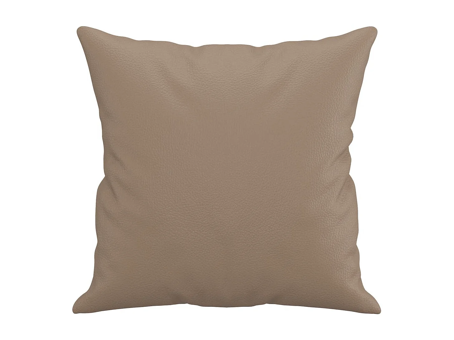 Set 2 cuscini decorativi Cappuccino 40x40 cm Ecopelle