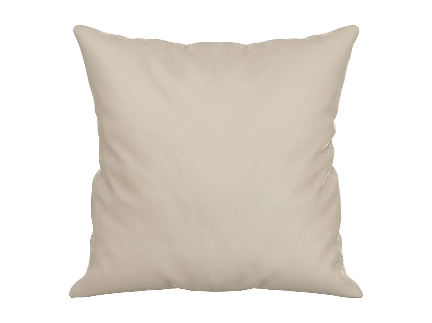 Set 2 cuscini decorativi Crema 40x40 cm Tessuto in microfibra