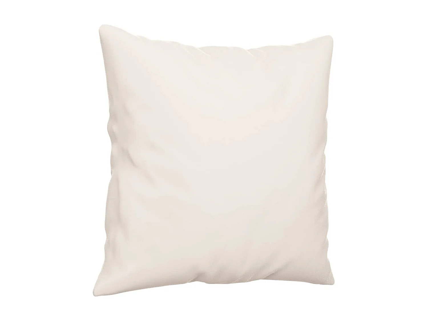 Coussins décoratifs lot de 2 Beige 40x40 cm Tissu microfibre