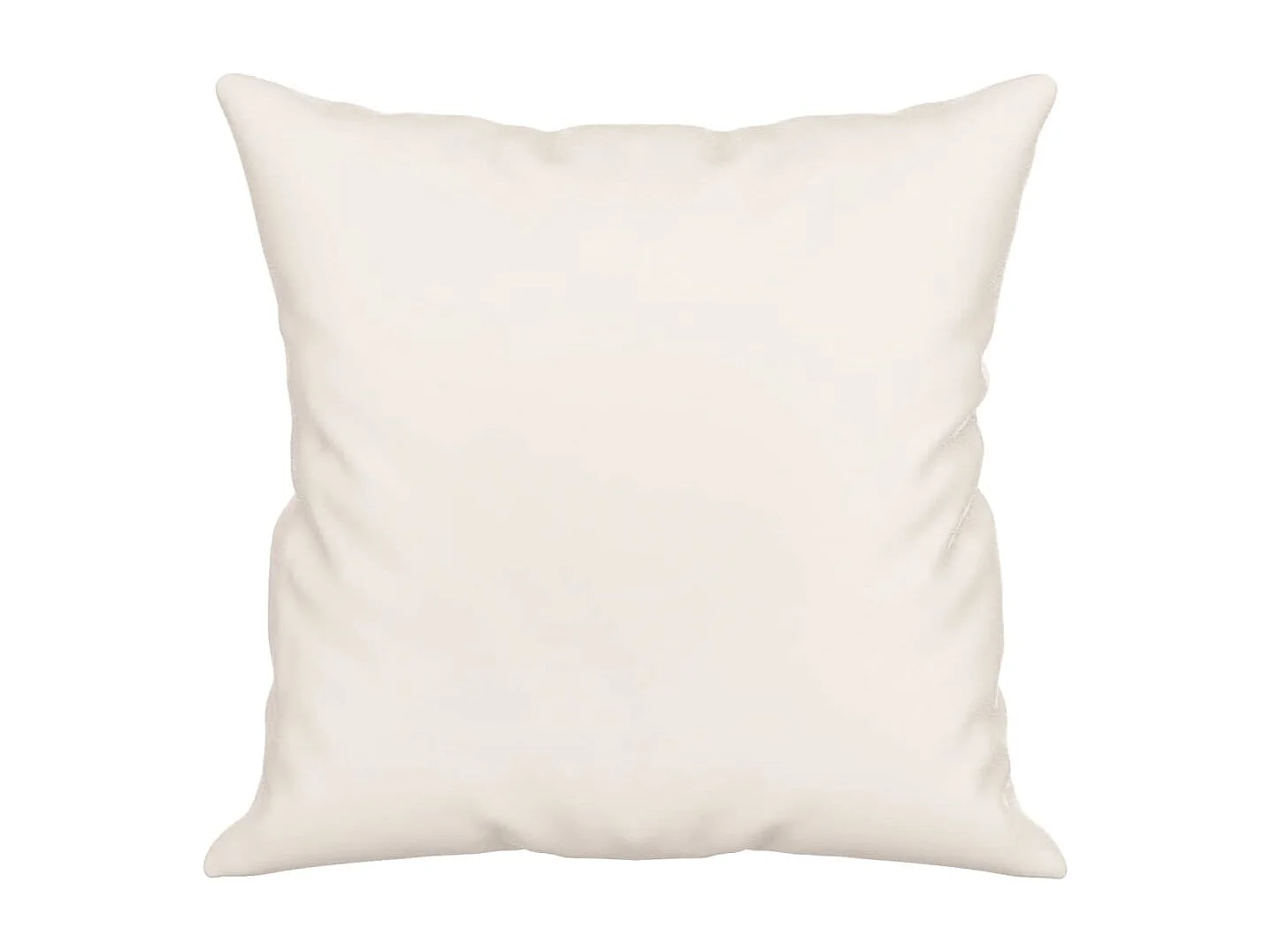 Coussins décoratifs lot de 2 Beige 40x40 cm Tissu microfibre