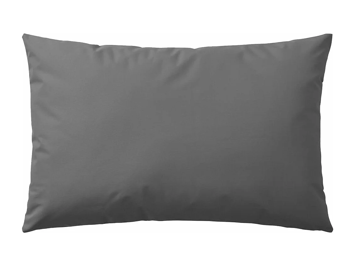 Oreiller d'extérieur lot de 4 60 x 40 cm Gris