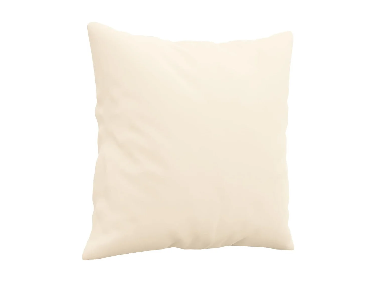 Coussins décoratifs lot de 2 Crème 40x40 cm Velours