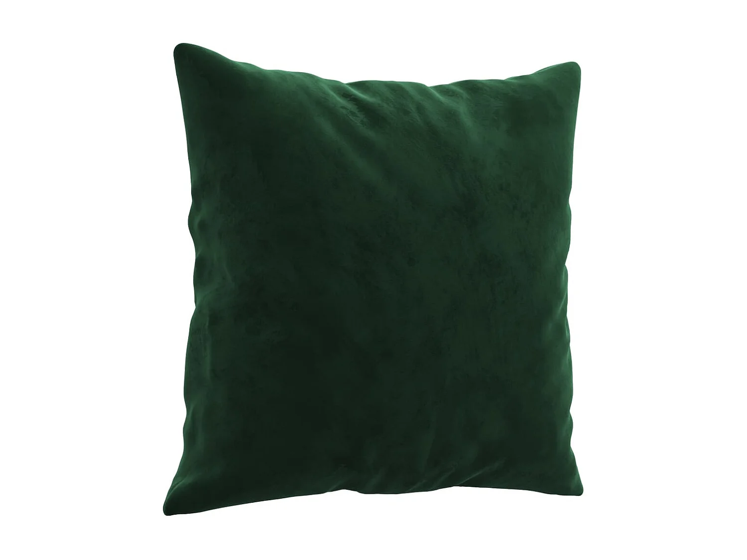 Conjunto de almofadas decorativas de 2 veludo verde escuro 40x40 cm