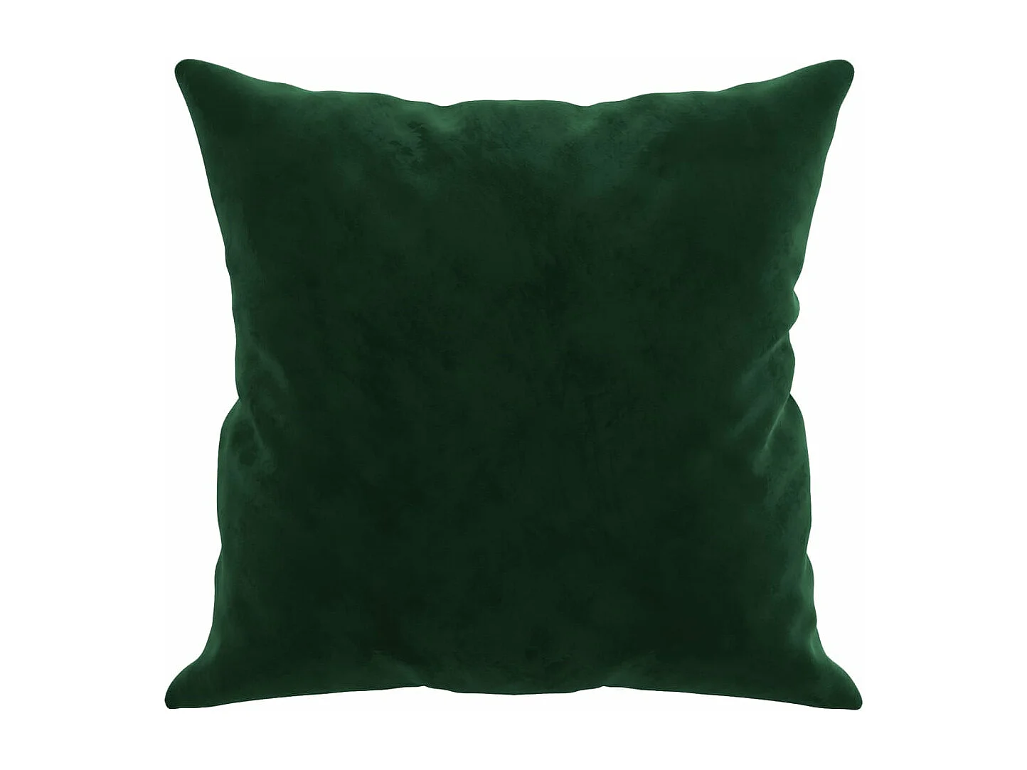 Conjunto de almofadas decorativas de 2 veludo verde escuro 40x40 cm
