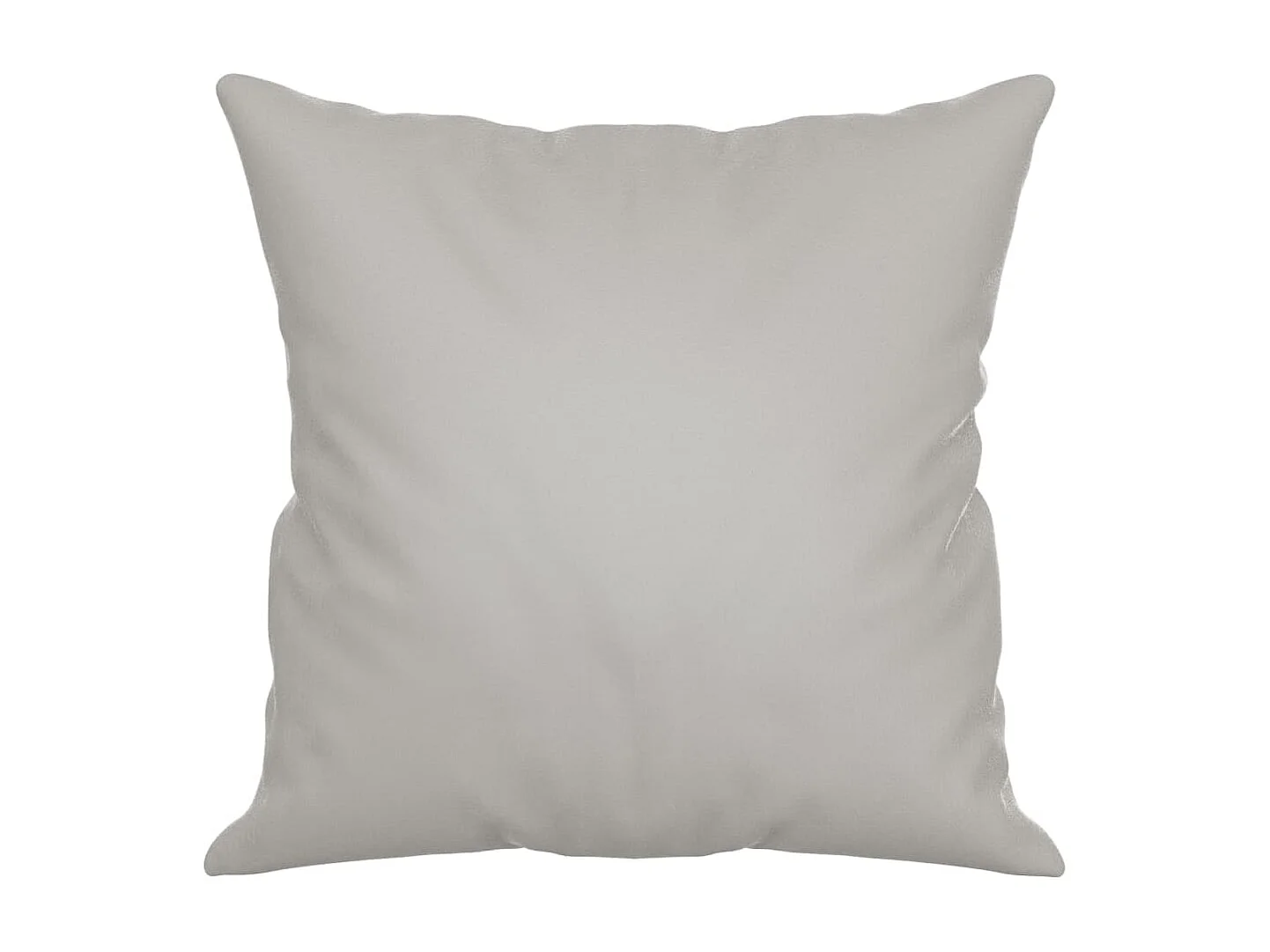 Juego de 2 cojines decorativos Tejido de microfibra gris claro