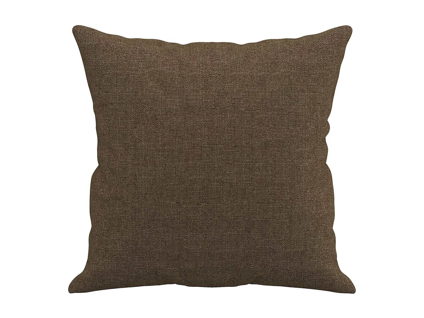 Set di 2 cuscini decorativi in tessuto marrone 40x40 cm