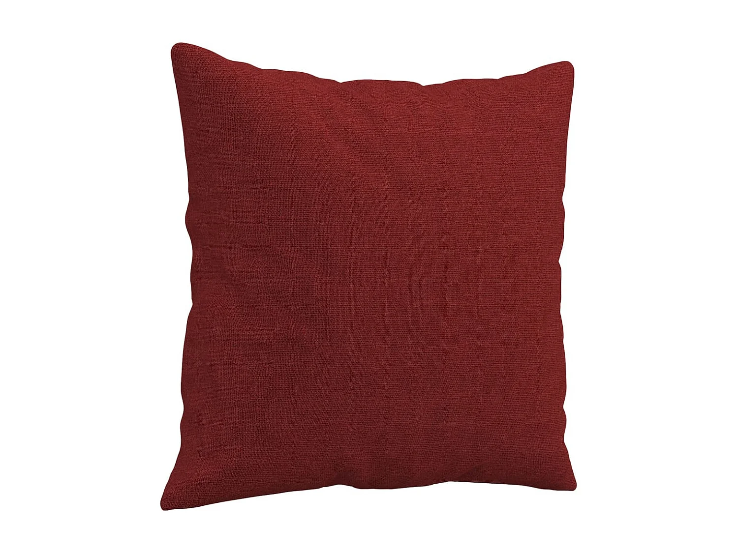 Set 2 cuscini decorativi Tessuto rosso bordeaux 40x40 cm