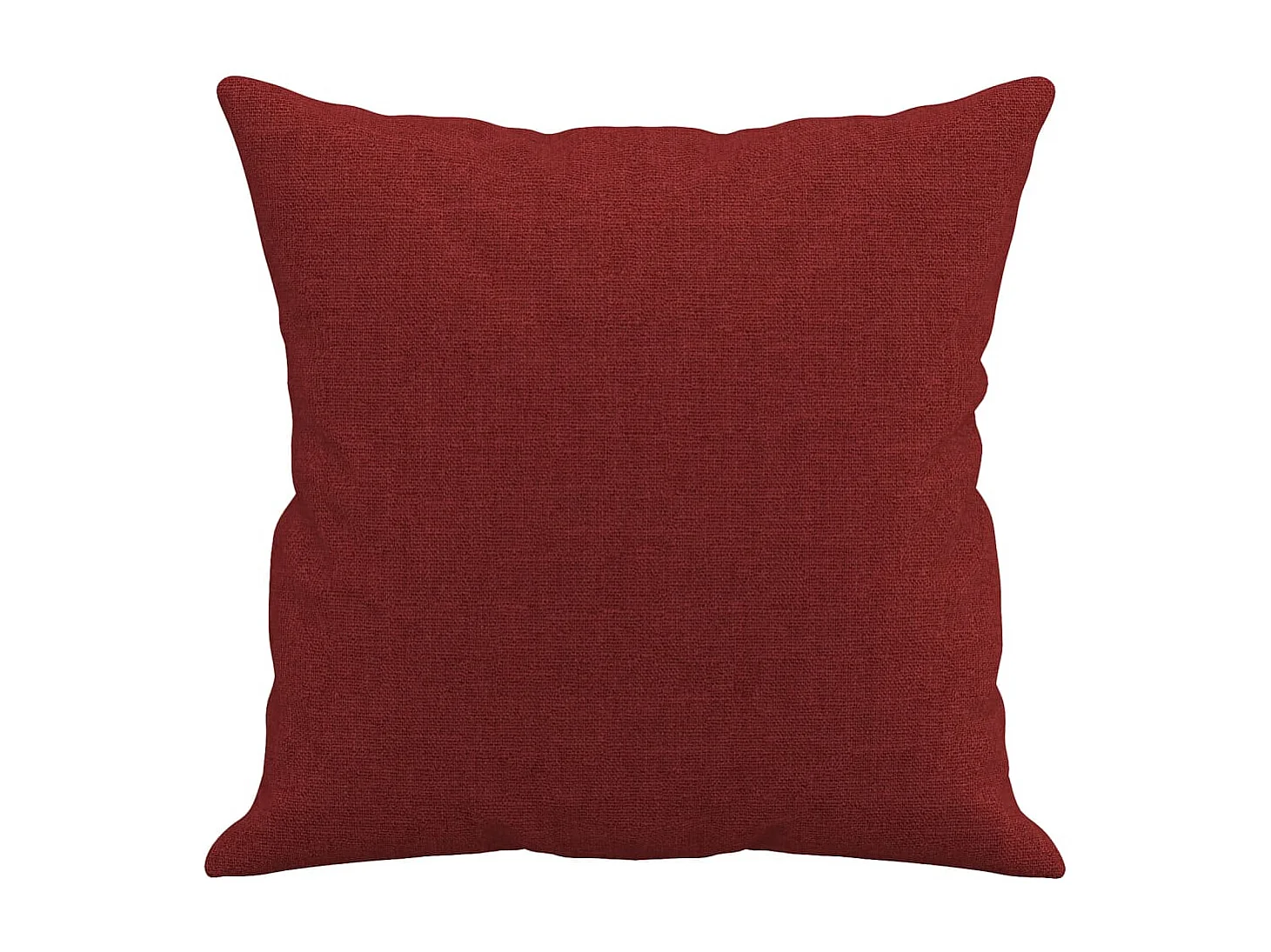 Set 2 cuscini decorativi Tessuto rosso bordeaux 40x40 cm