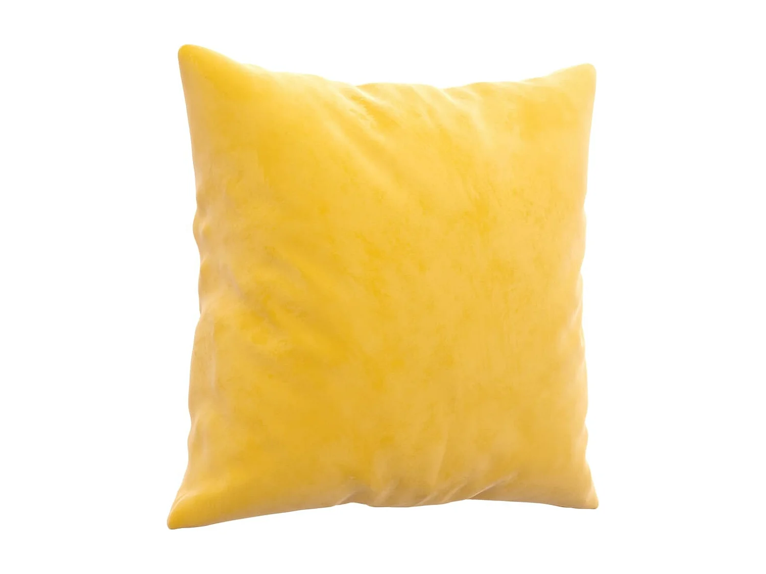 Set de 2 cojines decorativos Terciopelo Amarillo 40x40 cm