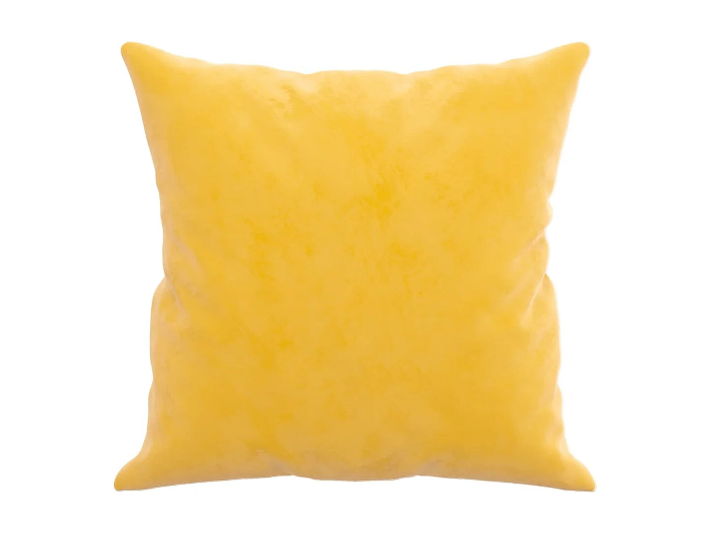 Set de 2 cojines decorativos Terciopelo Amarillo 40x40 cm