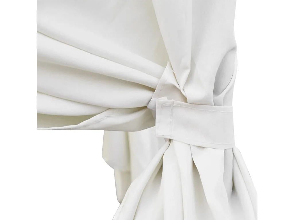 Poltroncina da esterno con tende In resina intrecciata Nera