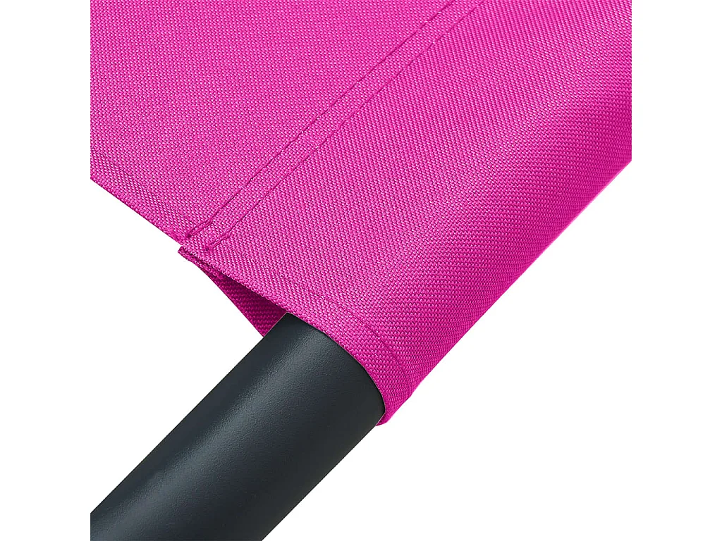 Lit de repos d'extérieur tissu rose