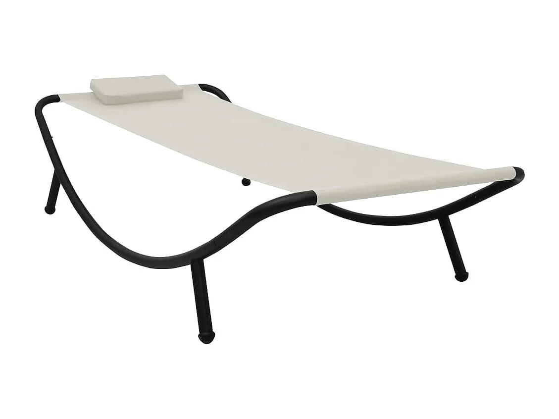 Canteiro creme 200x90 cm aço