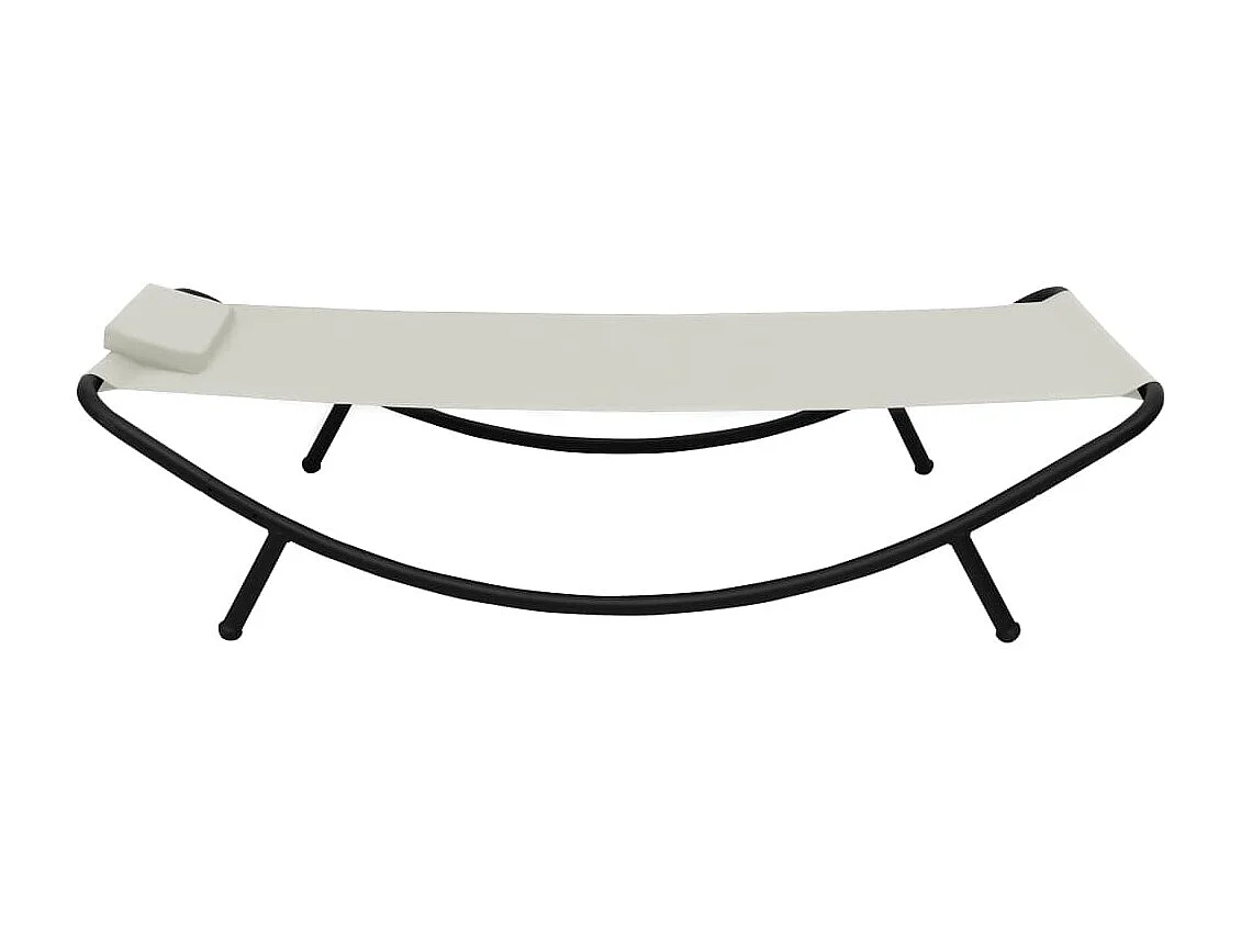 Canteiro creme 200x90 cm aço