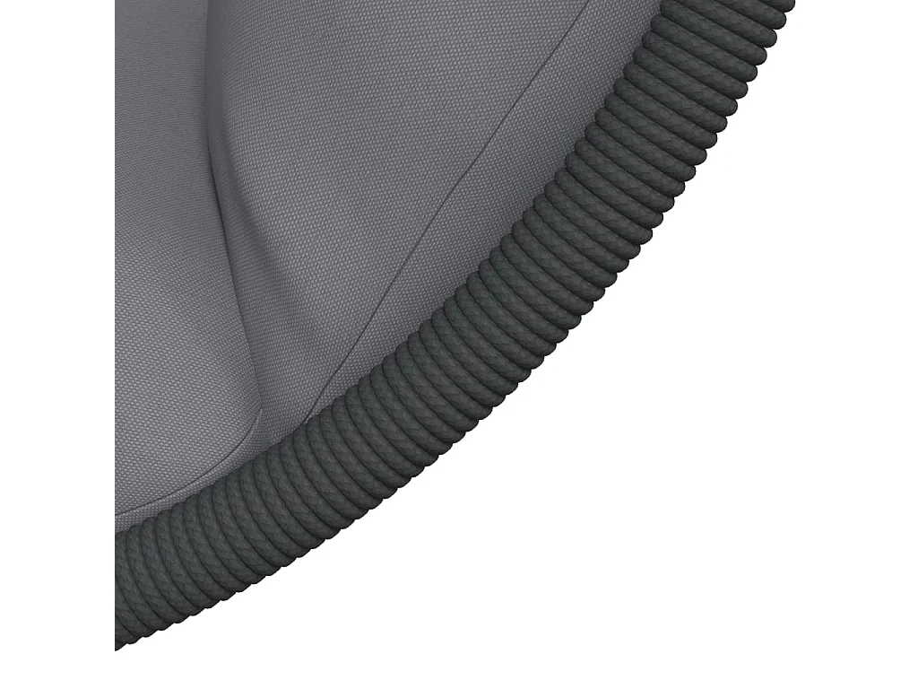 Chaise suspendue en forme d'œuf et support gris rotin et acier