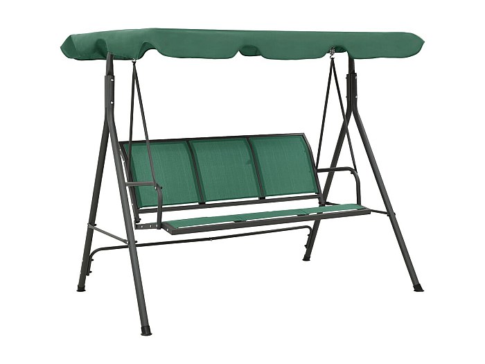 Tettoia di ricambio per altalena da giardino rosso vino 188/168x145/110 cm