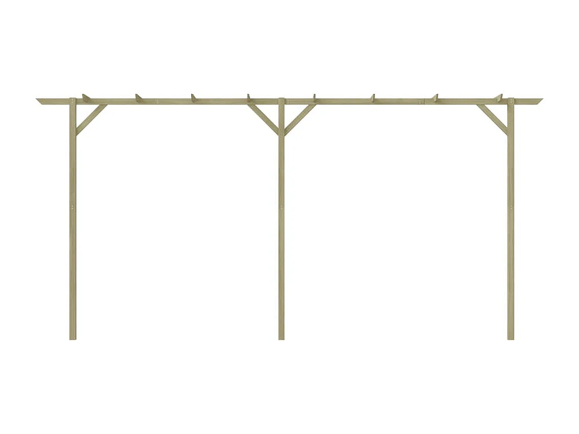 Gartenpergola 410 x 40 x 203 cm Holz