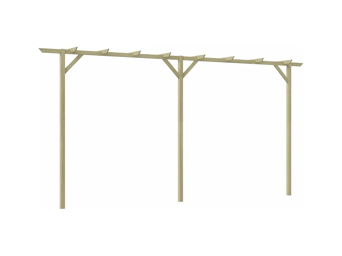 Pergolato da giardino 410 x 40 x 203 cm Legno