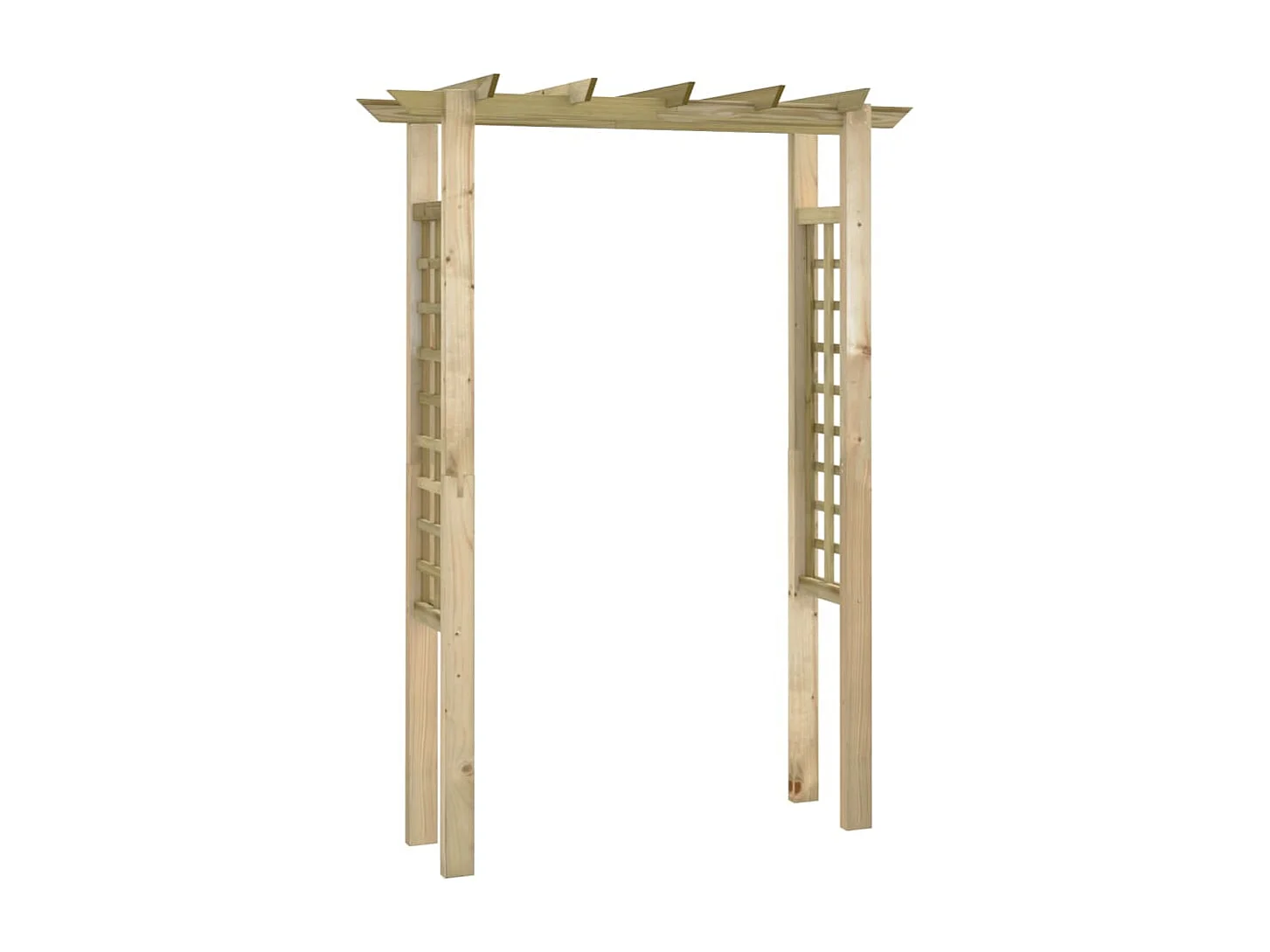 Arco per cespugli di rose 150 x 60 x 204 cm in legno impregnato