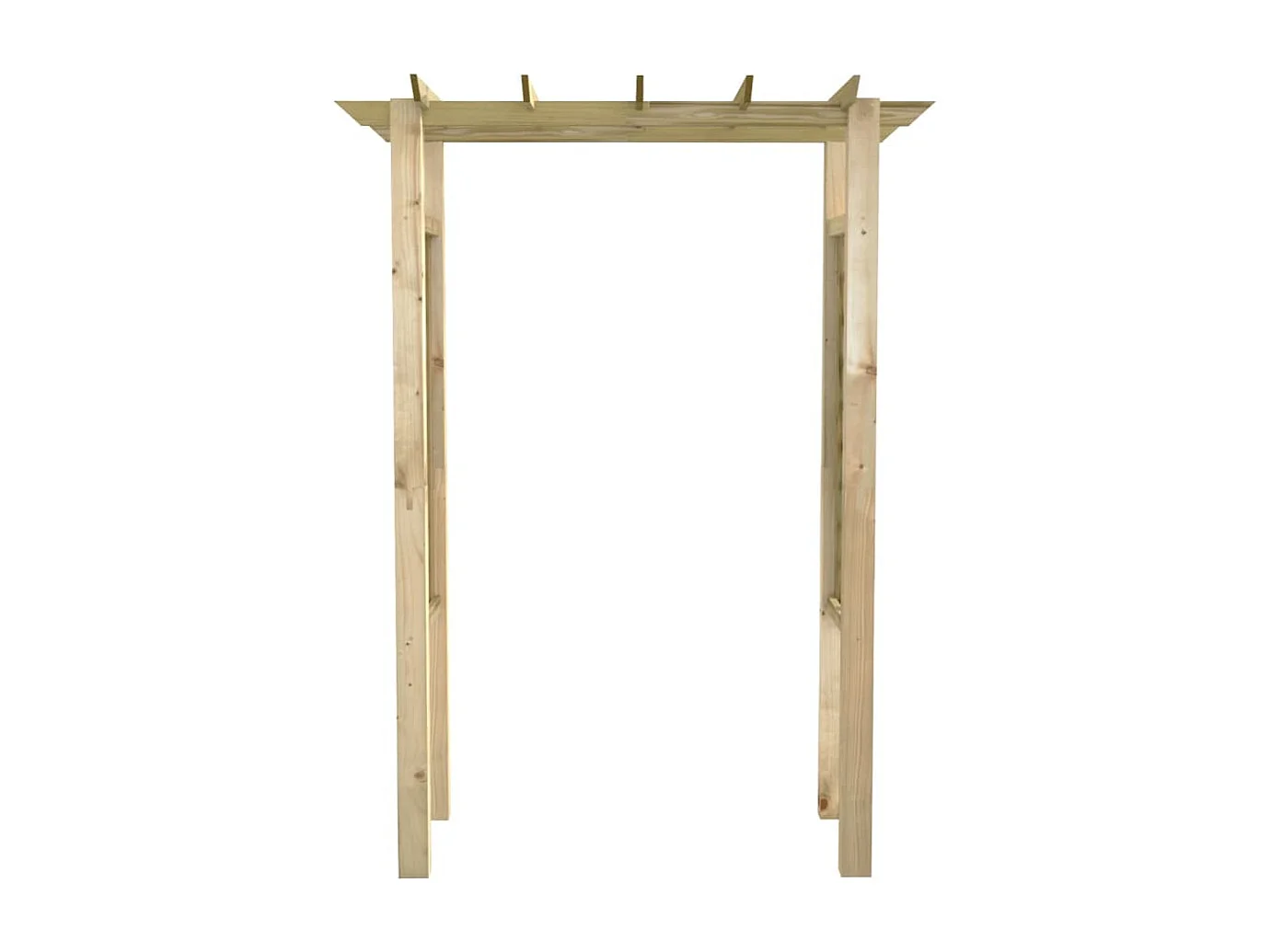Arco per cespugli di rose 150 x 60 x 204 cm in legno impregnato
