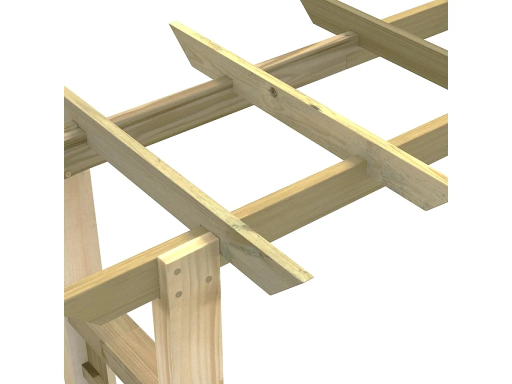 Arco per cespugli di rose 150 x 60 x 204 cm in legno impregnato