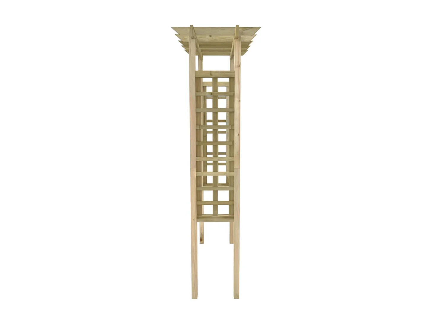 Arche pour rosiers 150 x 60 x 204 cm bois imprégné