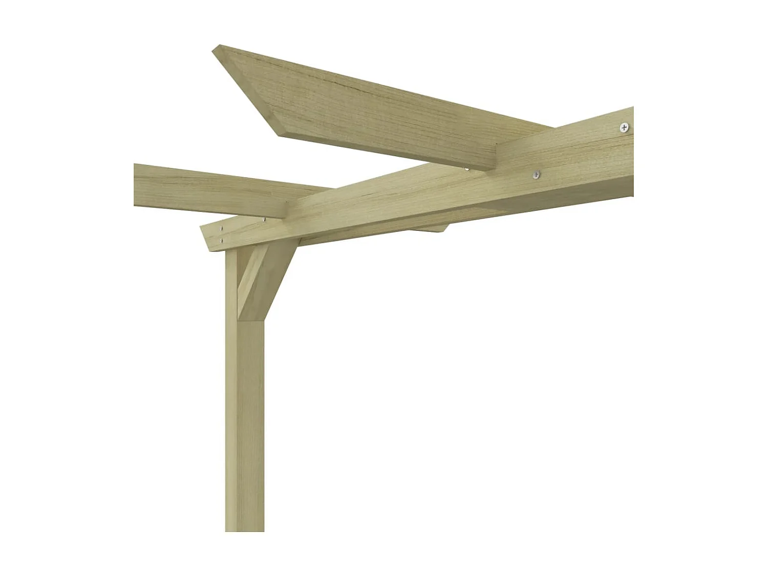 Pérgola de jardín Pino impregnado 360x200x60 cm