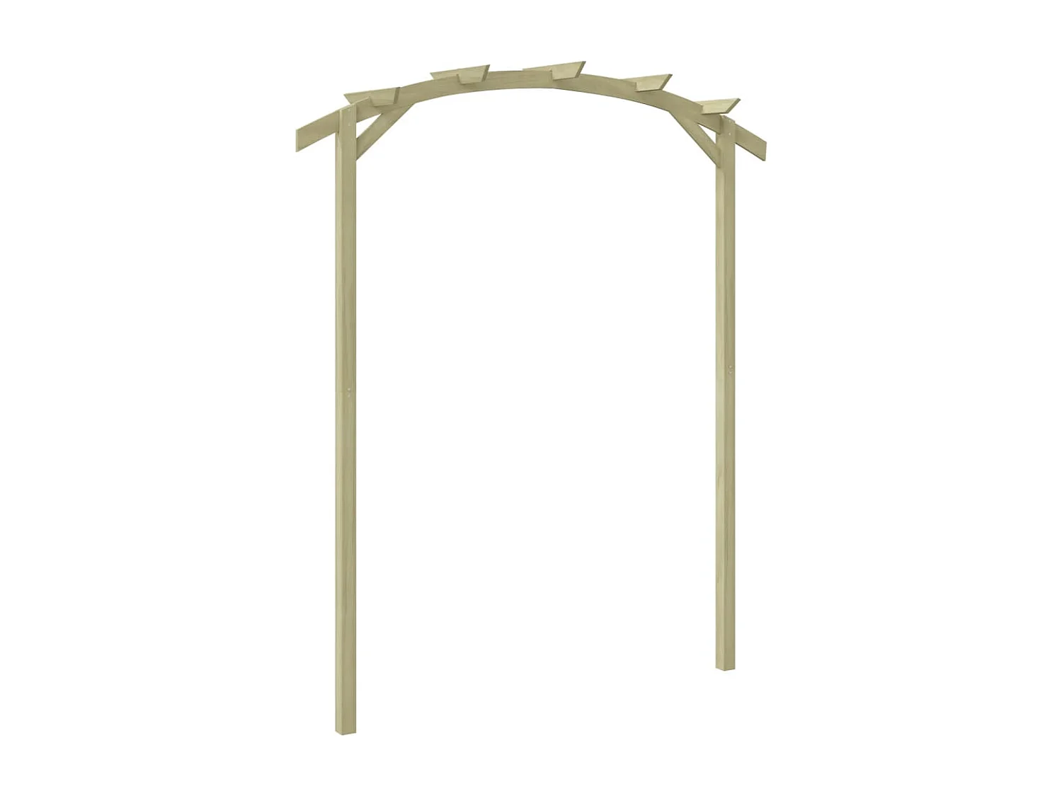Pergolato da giardino 180x210x40 cm Legno di pino impregnato