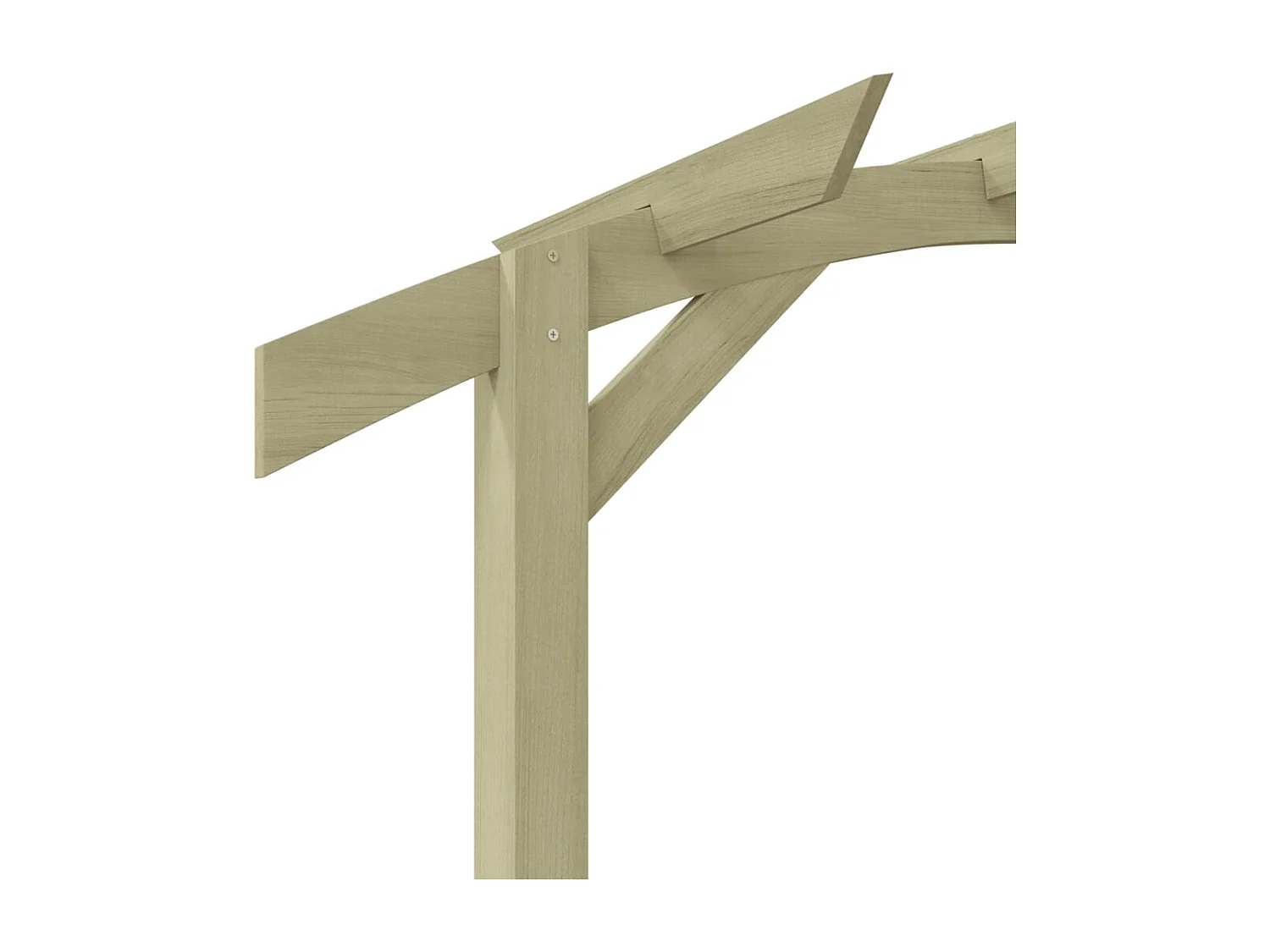 Pergolato da giardino 180x210x40 cm Legno di pino impregnato