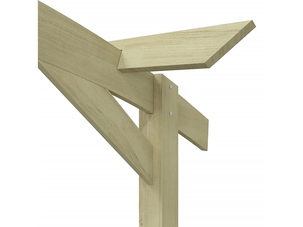 Pergolato da giardino 180x210x40 cm Legno di pino impregnato