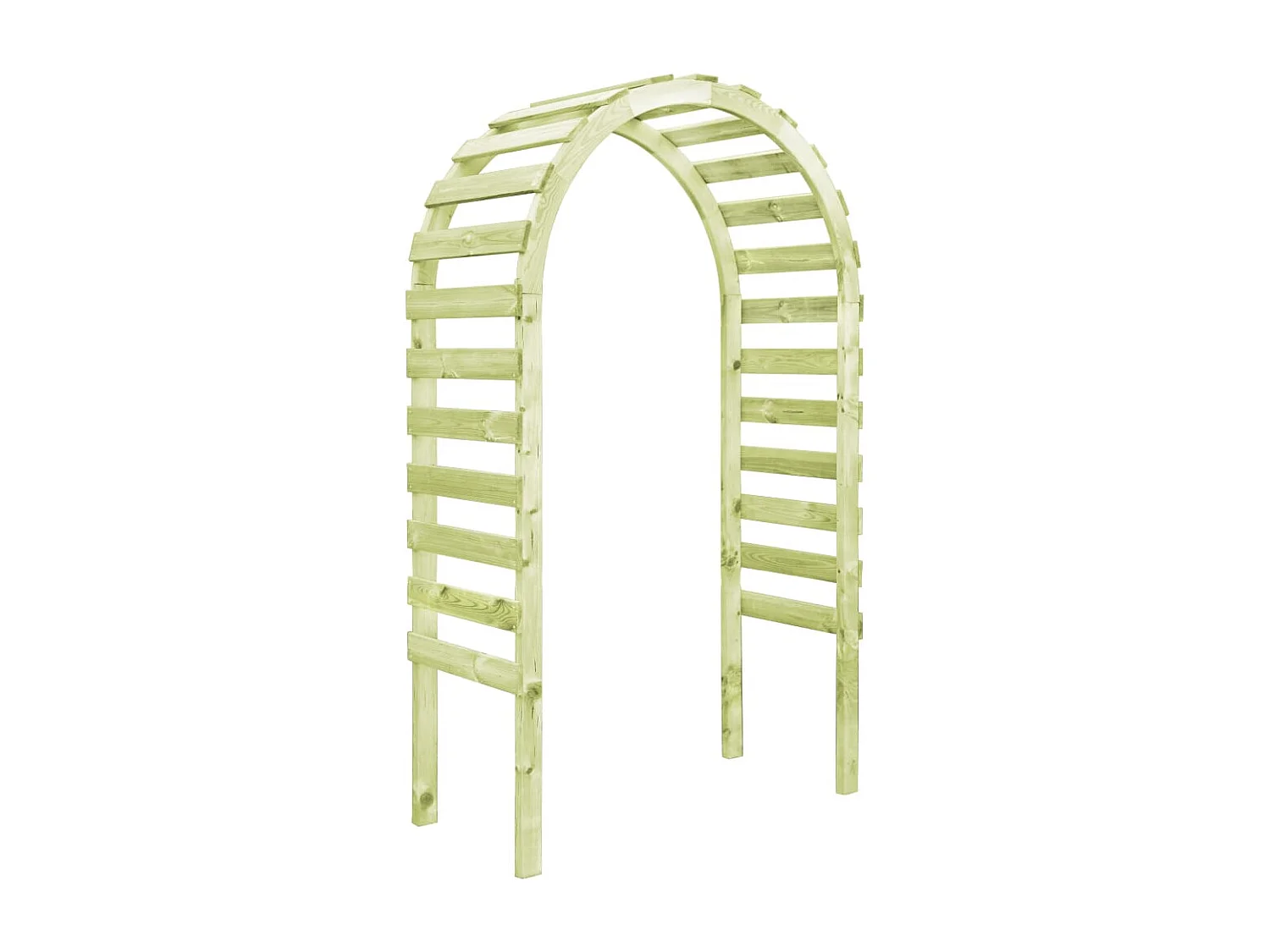 Pérgola de jardín 130x60x230 cm Madera de pino impregnada