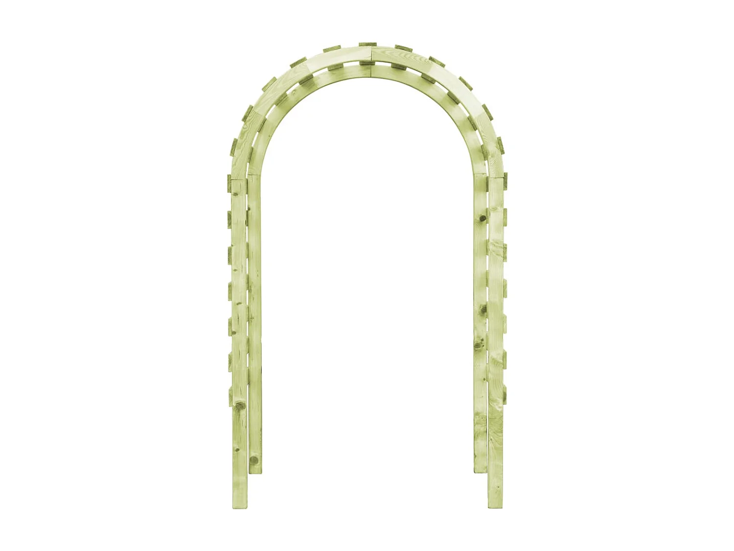 Pérgola de jardín 130x60x230 cm Madera de pino impregnada