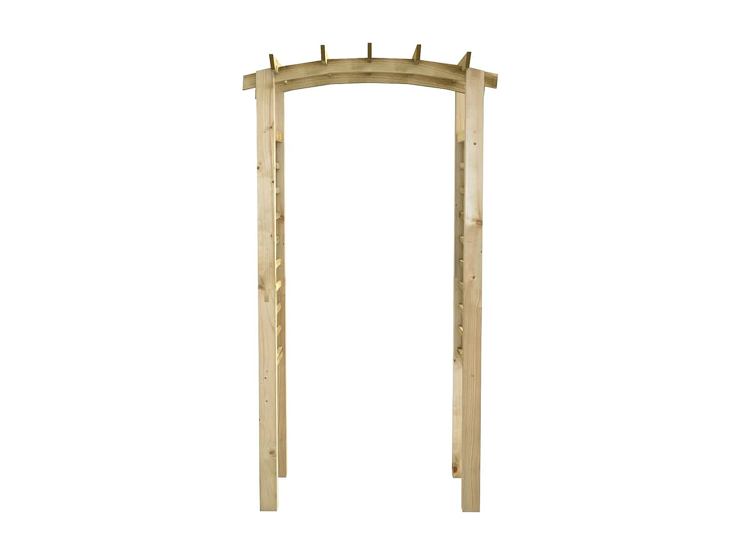 Arche en treillis 110x60x210 cm Bois de pin massif imprégné