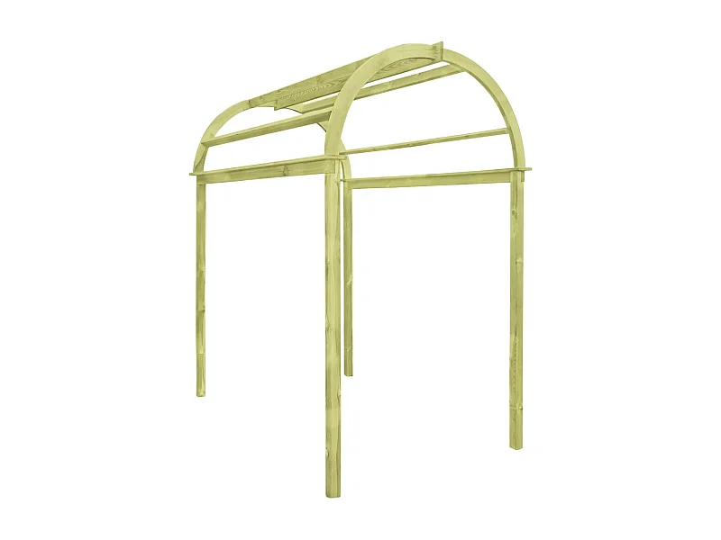 Arco enrejado 125x150x235 cm Madera de pino impregnada