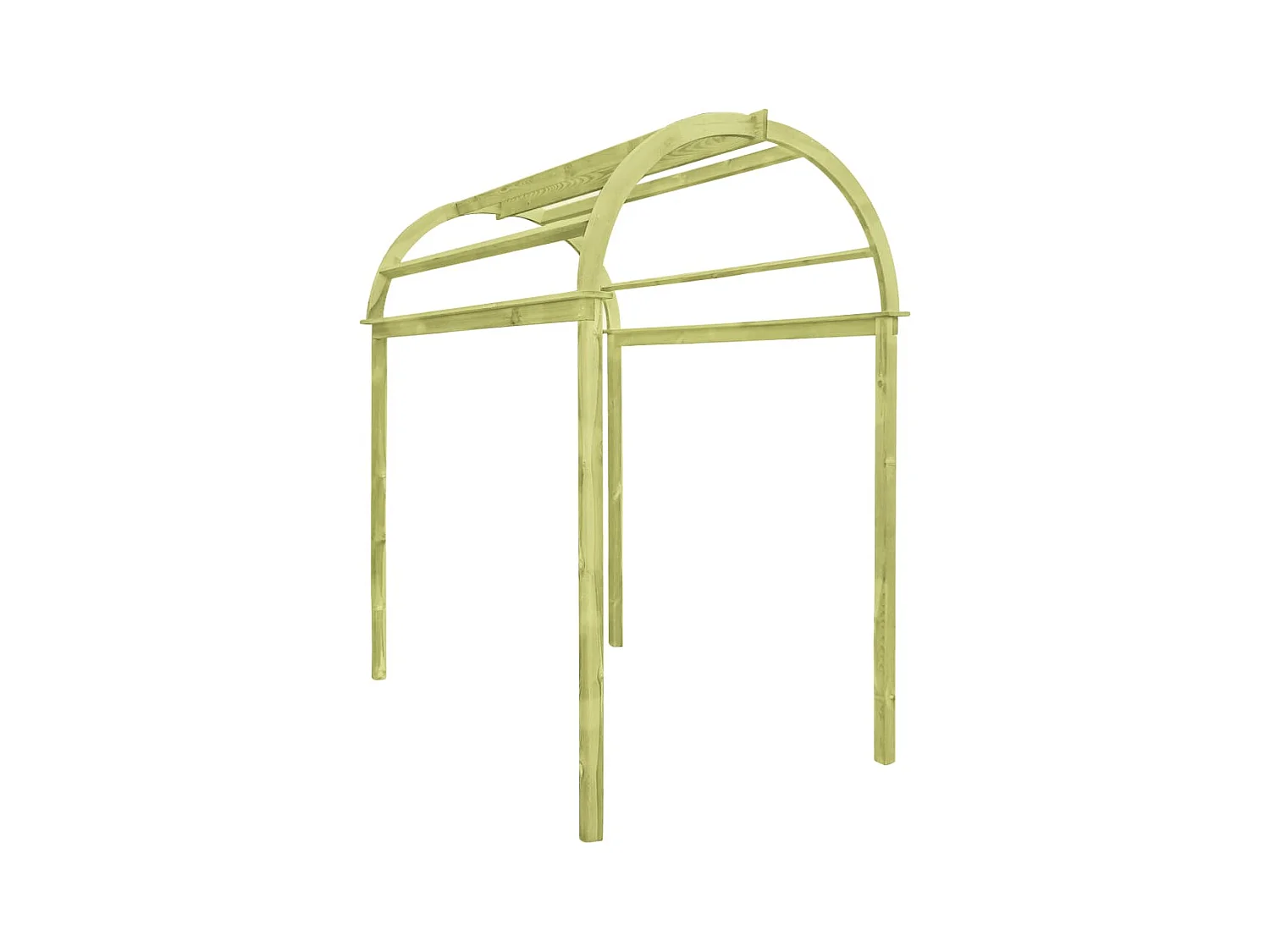 Arche à treillis 125x150x235 cm Bois de pin imprégné