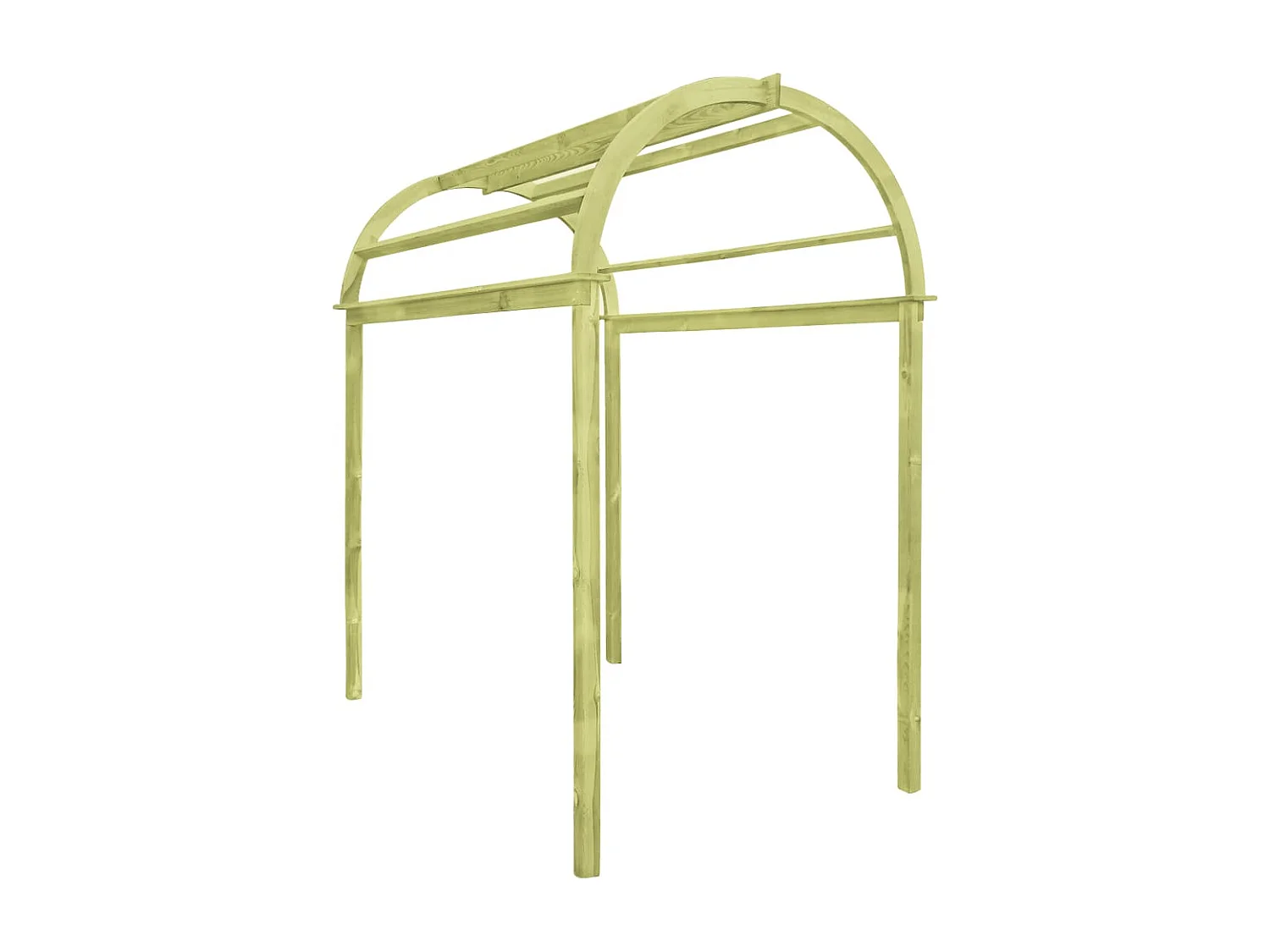 Arco enrejado 125x150x235 cm Madera de pino impregnada