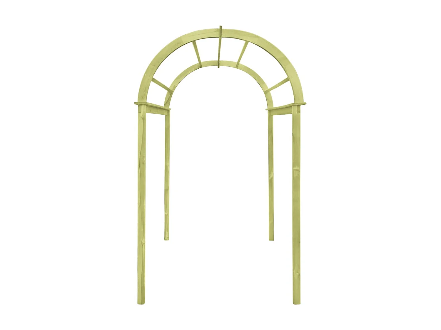 Arco enrejado 125x150x235 cm Madera de pino impregnada