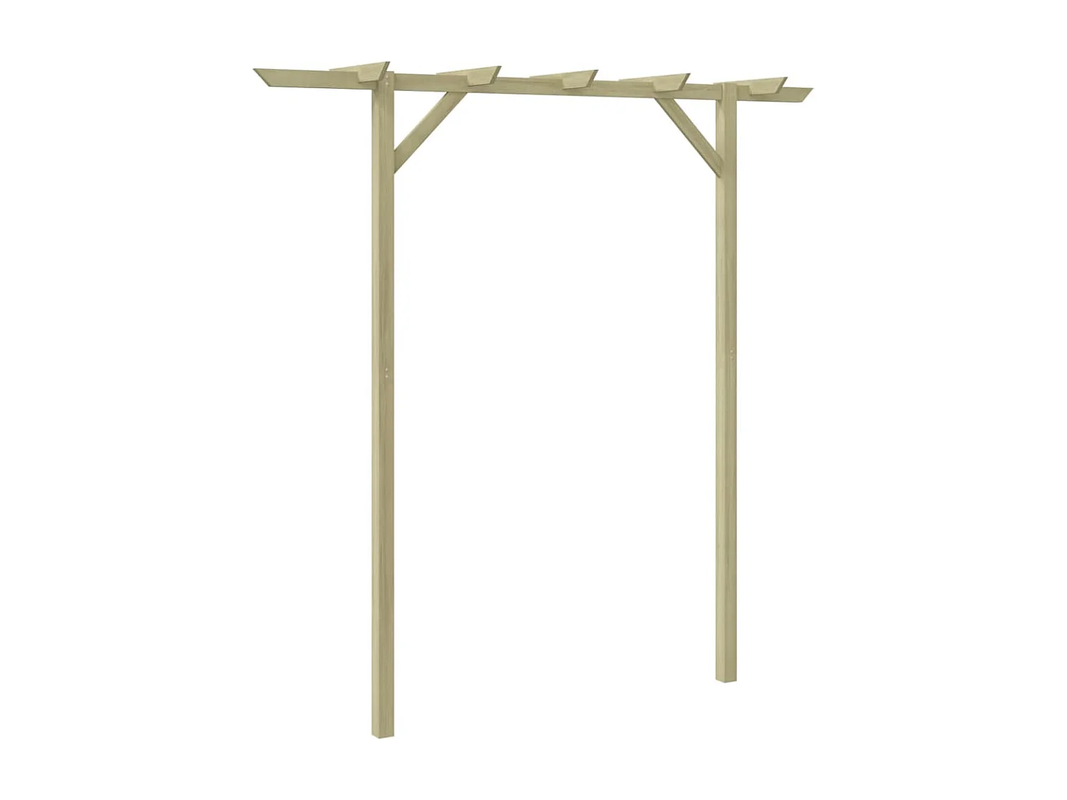 Pergolato da giardino 205 x 40 x 203 cm Legno