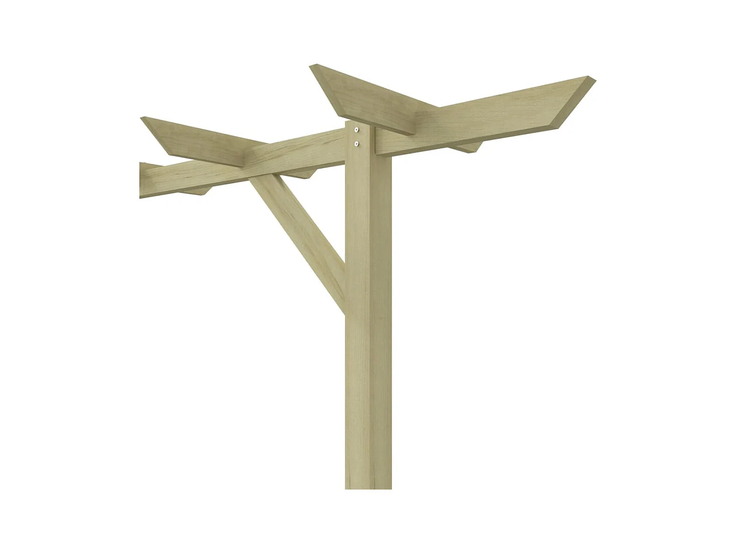 Gartenpergola 205 x 40 x 203 cm Holz