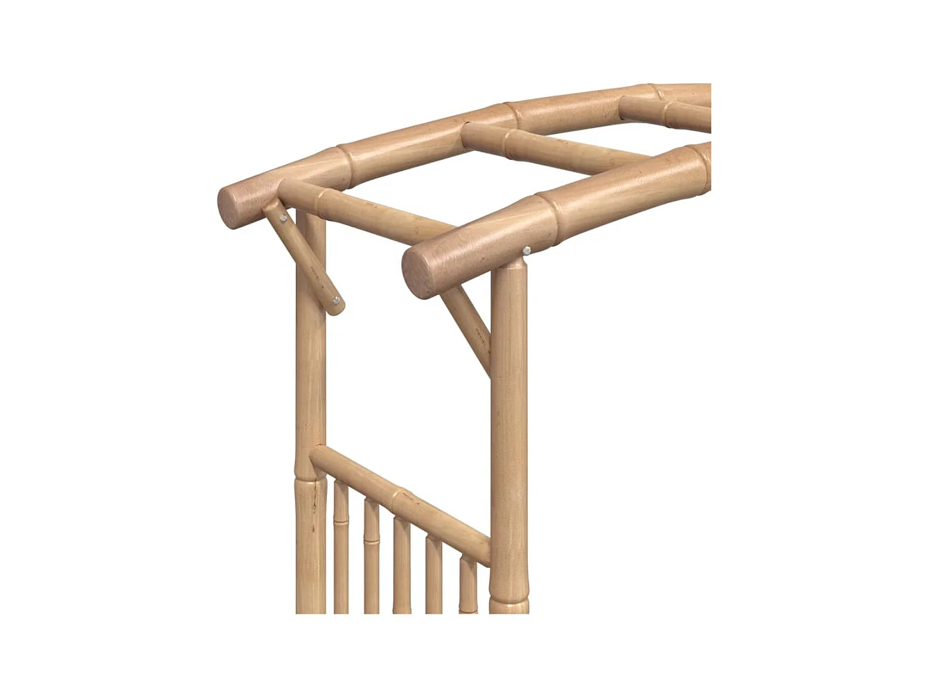 Arco para rosales Bambú 118x40x187 cm