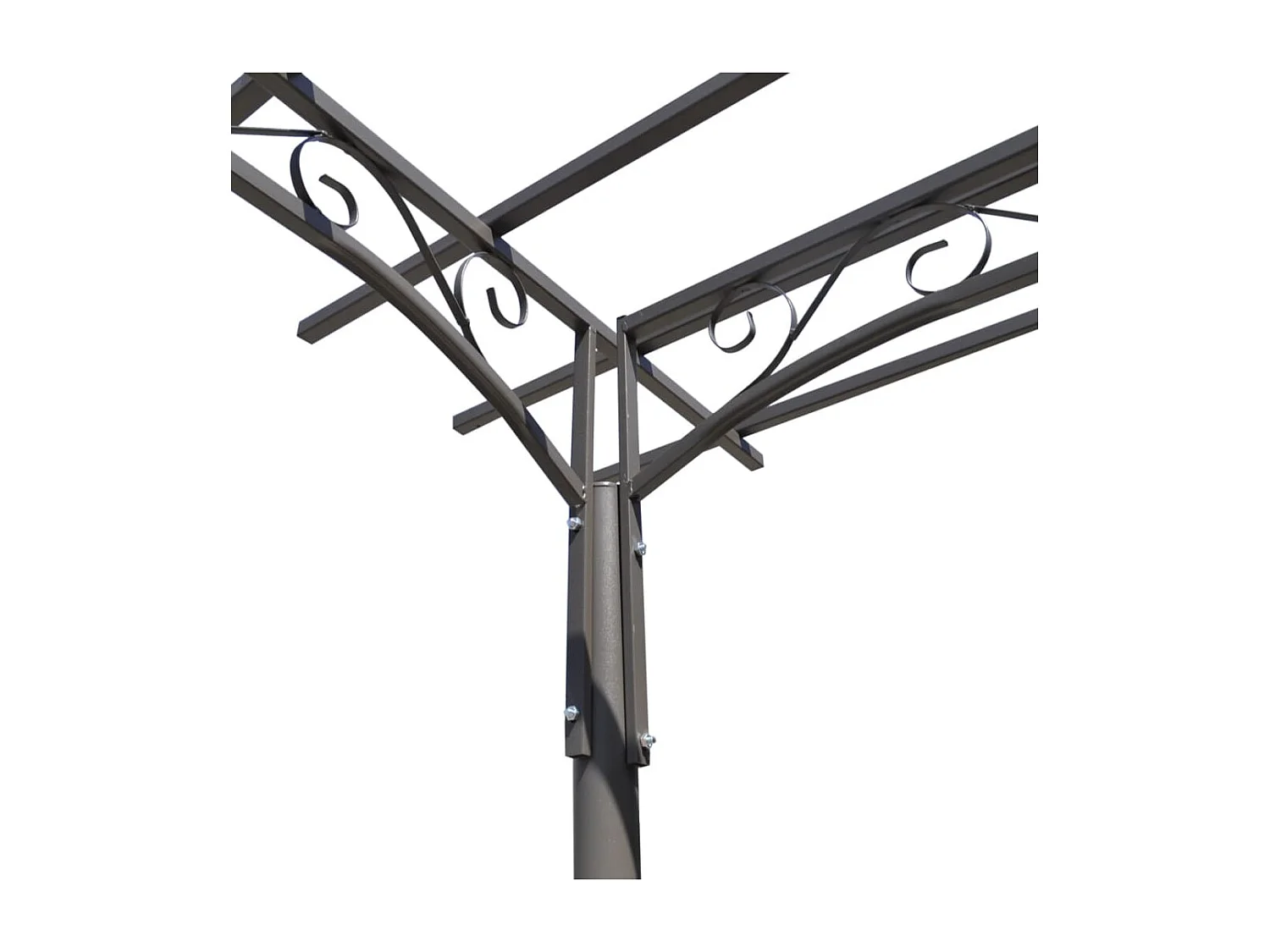 Dekorativer Gartenbogen für Rosensträucher